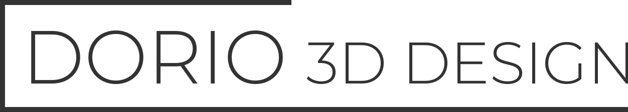DORIO 3D Design Logo